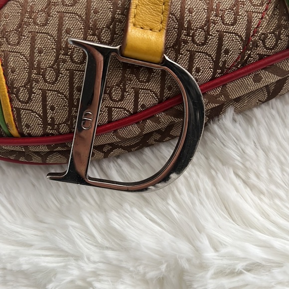 Christian Dior Rasta Trotter Saddle Shoulder Bag Monogram - Picture 2 of 9